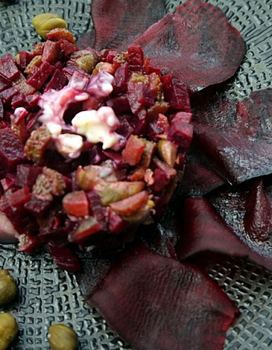 Matjes mit Rote Bete Tatar