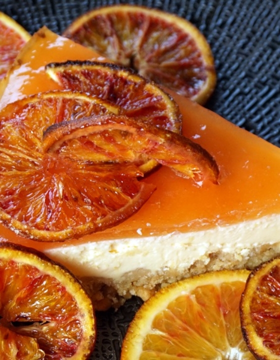 Blutorangen-Cheesecake