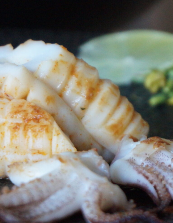 Gebratener Octopus